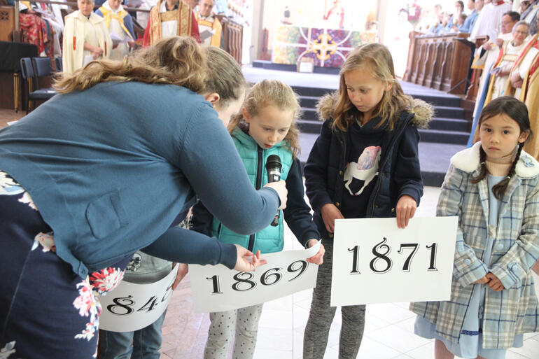 Children from around Otago and Southland report on stories from the history of the diocese.