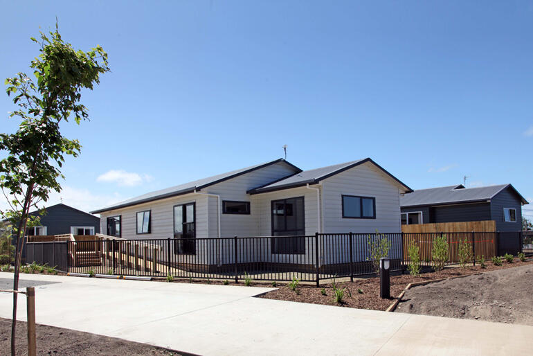 The 16 soundly built and now well-founded homes sit on the former site of AnglicanCare's Churchill Courts resthome. The 16 soundly built and now well-founded homes sit on the former site of AnglicanCare's Churchill Courts resthome.