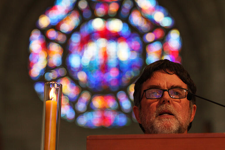 Archbishop Philip preached the sermon.