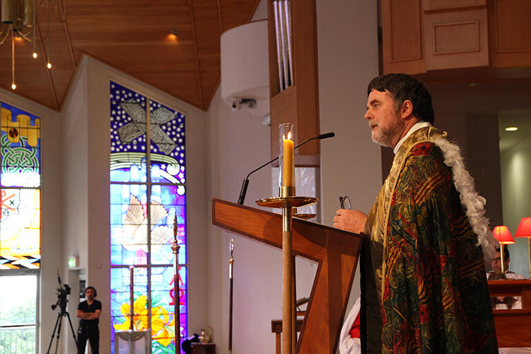 The Most Rev Philip Richardson,archbish op of New Zealand, preached the homily. The Most Rev Philip Richardson,archbish op of New Zealand, preached the homily.
