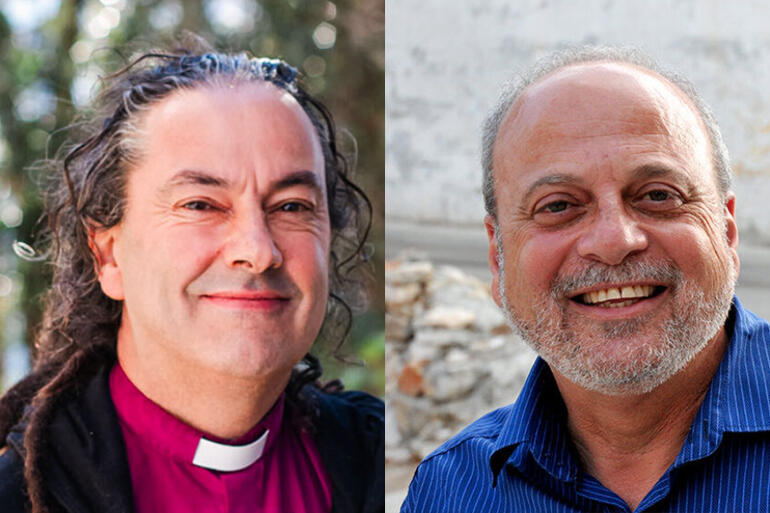 Archbishop Justin Duckworth has opened a public conversation with Palestinian Christian reconciliation expert, Dr Salim Munayer. Archbishop Justin Duckworth has opened a public conversation with Palestinian Christian reconciliation expert, Dr Salim Munayer.
