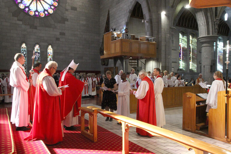 Steve Maina makes his commitment to fulfill his calling in the office of Bishop. Steve Maina makes his commitment to fulfill his calling in the office of Bishop.