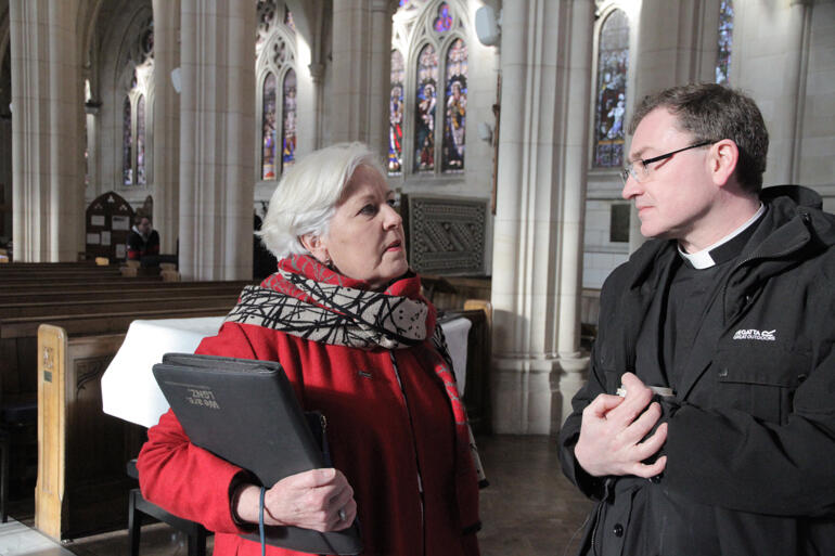 Deputy Mayor of Dunedin Christine Garey confirms the City Council's willingness to support the Cathedral on its journey ahead.