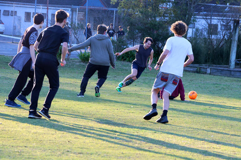 The classic Abbey North Island versus South Island football match ended in a draw after extra time. The classic Abbey North Island versus South Island football match ended in a draw after extra time.