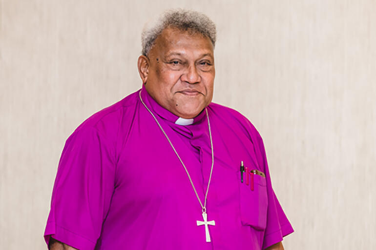 Archbishop of the Anglican Church in Aotearoa, New Zealand & Polynesia, Most Rev Fereimi Cama has died aged 66. Photo: ACNS/Alex Baker. Archbishop of the Anglican Church in Aotearoa, New Zealand & Polynesia, Most Rev Fereimi Cama has died aged 66. Photo: ACNS/Alex Baker.