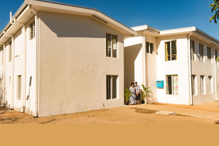 Moana St Clare Boys' Home stands on its new site in the grounds of St Christopher's Nakasi, Fiji. [Image: FijiGovt]