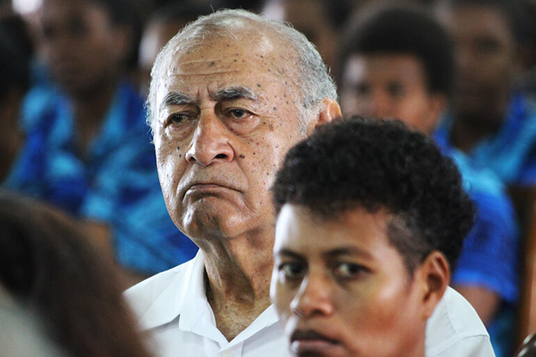 That's Brigadier-General (Ret'd) Epeli Nailatikau, who was President of Fiji from 2009 to 2015. That's Brigadier-General (Ret'd) Epeli Nailatikau, who was President of Fiji from 2009 to 2015.