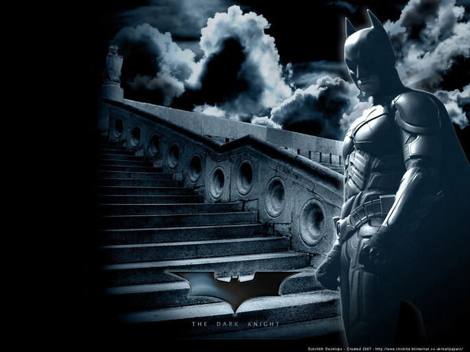 The Caped Crusader: now starring in Theology 101.